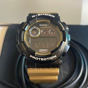 Casio Men's G-Shock GD120CS-1 Gold Resin Quartz Watch